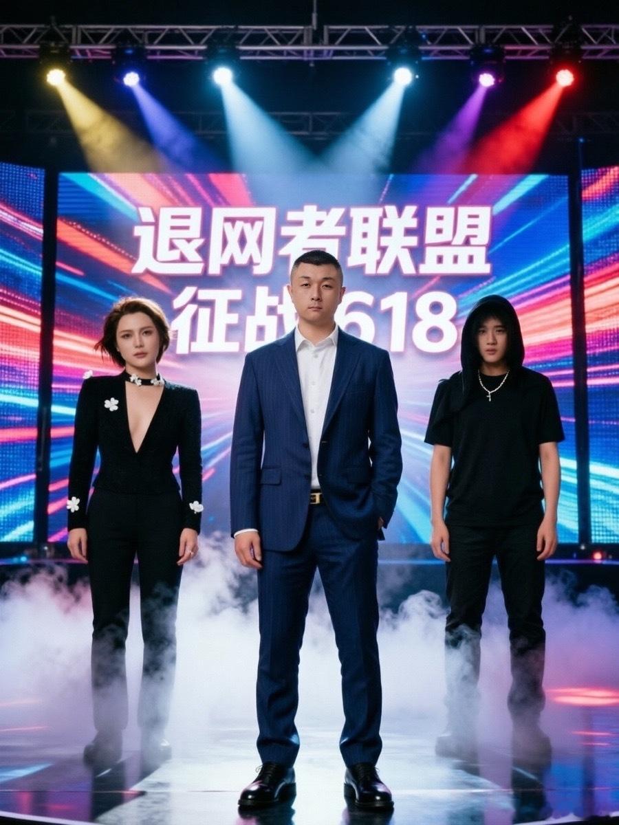 《退网者联盟》此次618重组回归，势必掀起互联网滔天巨浪，老葛当天宣布给赵亏亏改