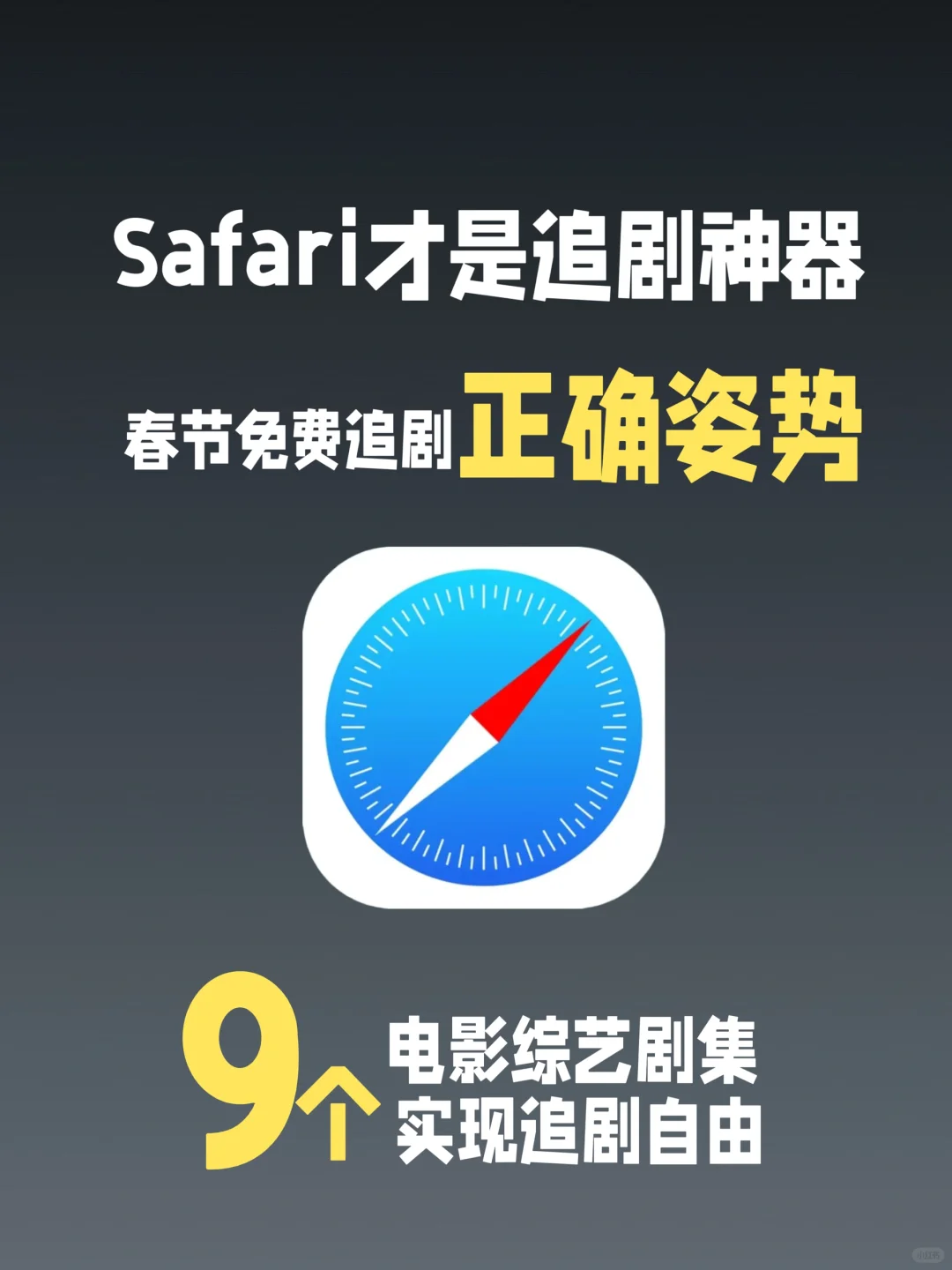 真心感谢Safari让我实现了免费追剧自由❗️