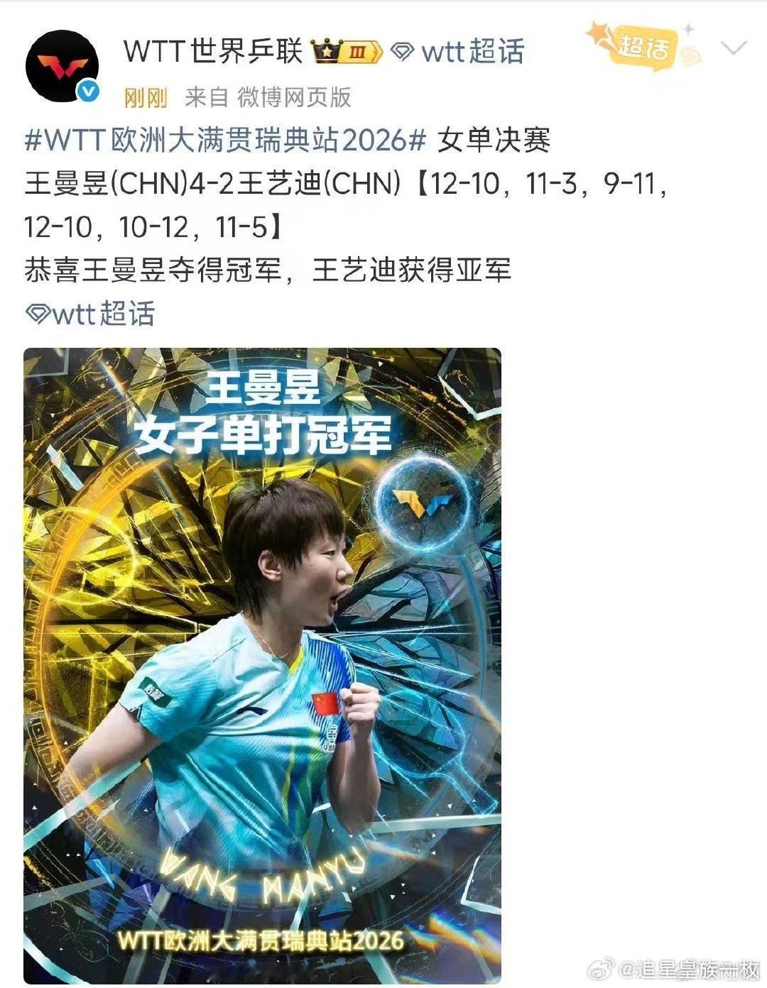 国乒大满贯女子单打获得冠亚军 国乒大满贯女单获得冠亚军 强强对决精彩纷呈，两名国