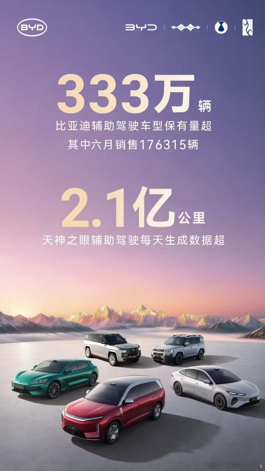 333万辆、2.1亿公里/天的数据量。数据在这里，就已经是最大的护城河了。模型这