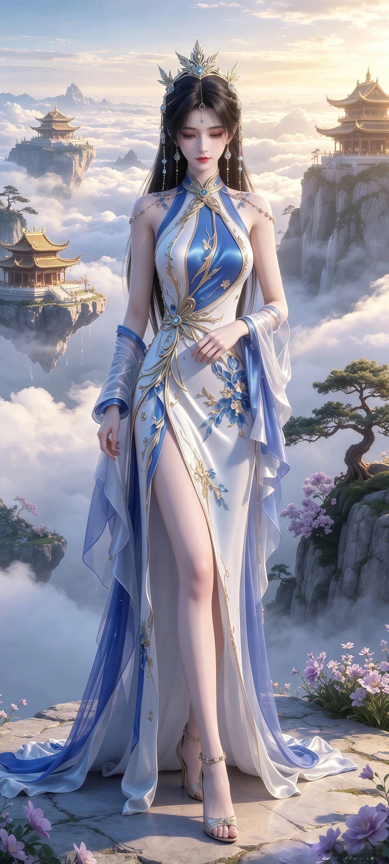 凰女：凰羽携光落九天，她是《完美世界》里沉静万古的绝色次元新星计划国漫动漫