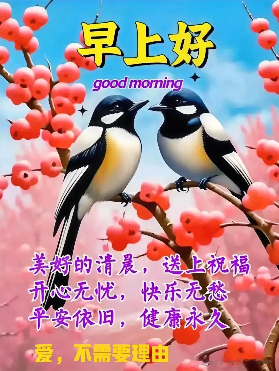 爱，不需要理由。
心动瞬间，没有借口，
目光交汇，灵魂颤抖。

爱，就这样纯粹。