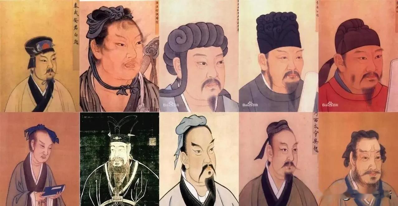 中国古代武庙10哲，谁是公认的武圣？

唐玄宗时期，评选出武庙10哲。

左列
