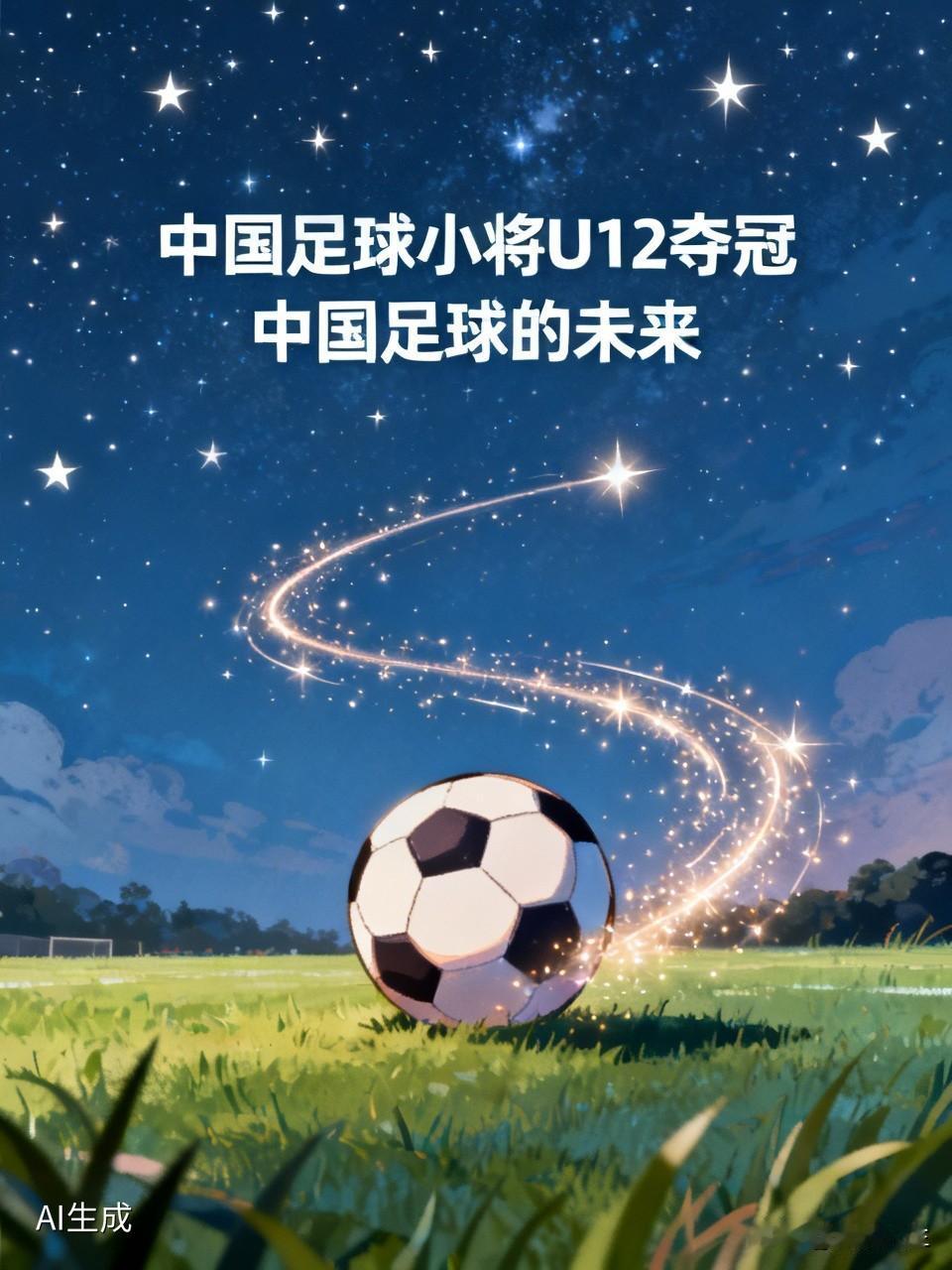 中国足球小将U12夺冠意义重大。首先，打破了“中国人踢不好足球”的偏见。以往国足