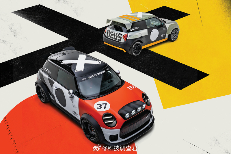 慕尼黑车展MINI刚刚亮相的两款MINI JCW新车，360度无死角美图来了……