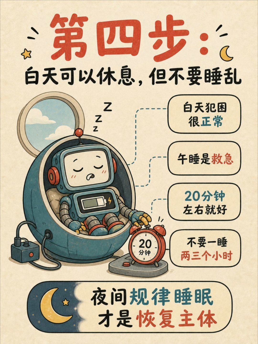 熬夜之后如何正确恢复身体长期熬夜后，真正要恢复的不是某个器官，而是被打乱的 生活