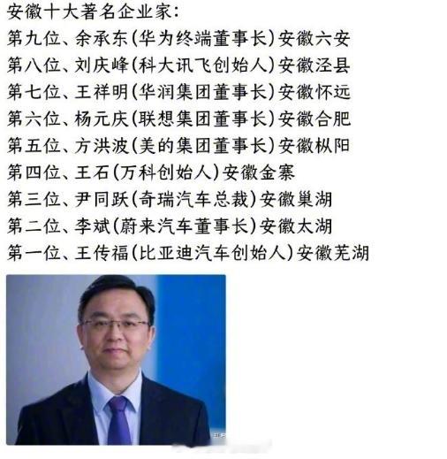 安徽也是经常出大佬的地方...