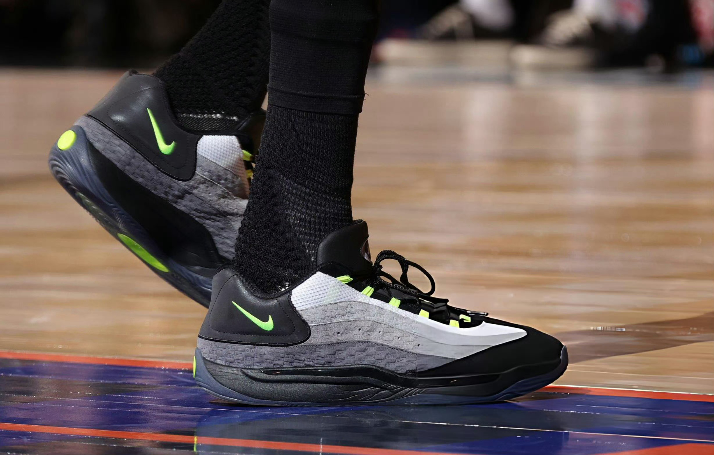 NBA鞋视角 KITH x Nike KD 18这双鞋穿到球场上太带派了📱 