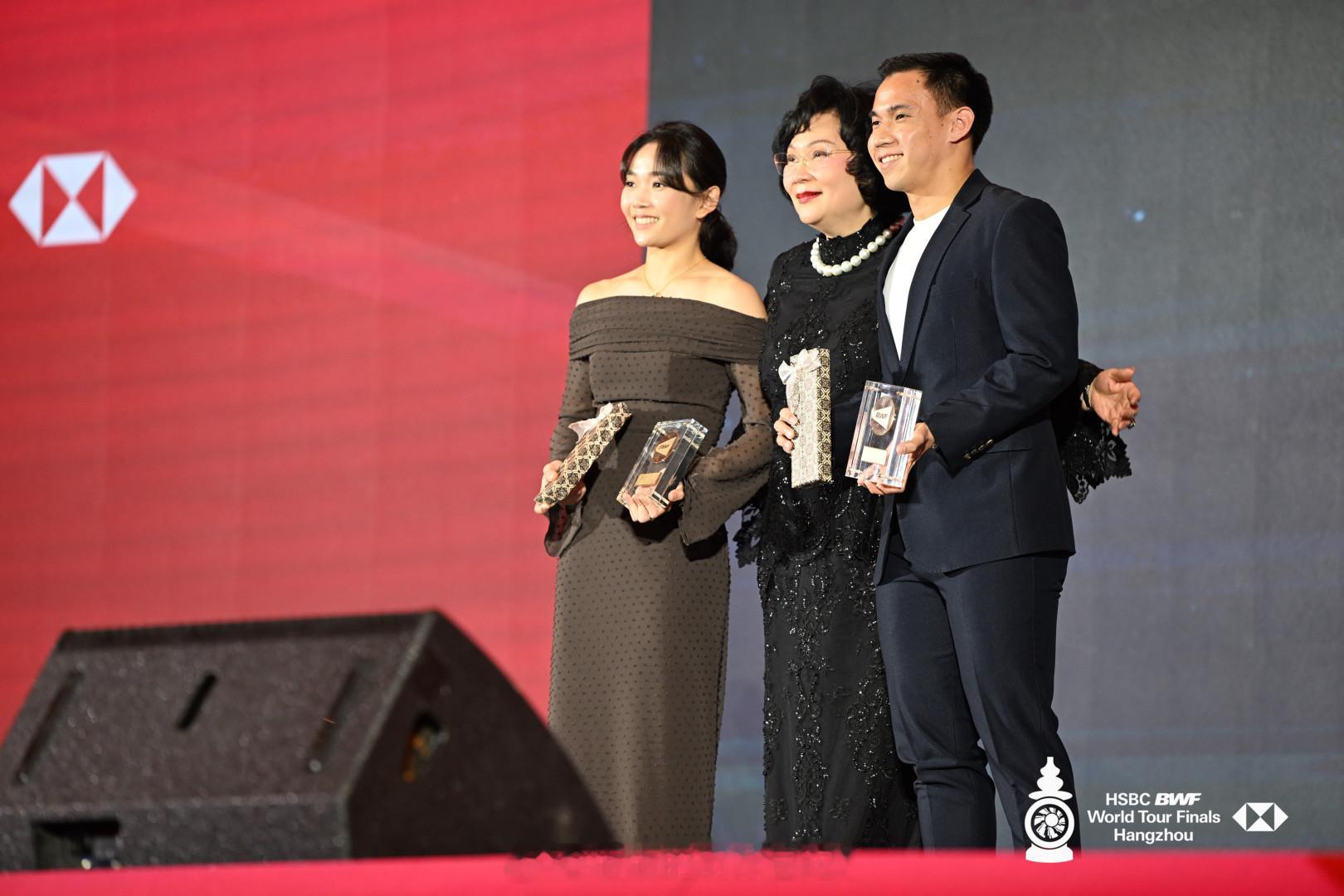 2025年度最佳混双运动员奖：德查波 苏皮萨拉羽联总决赛颁奖典礼热点现场
