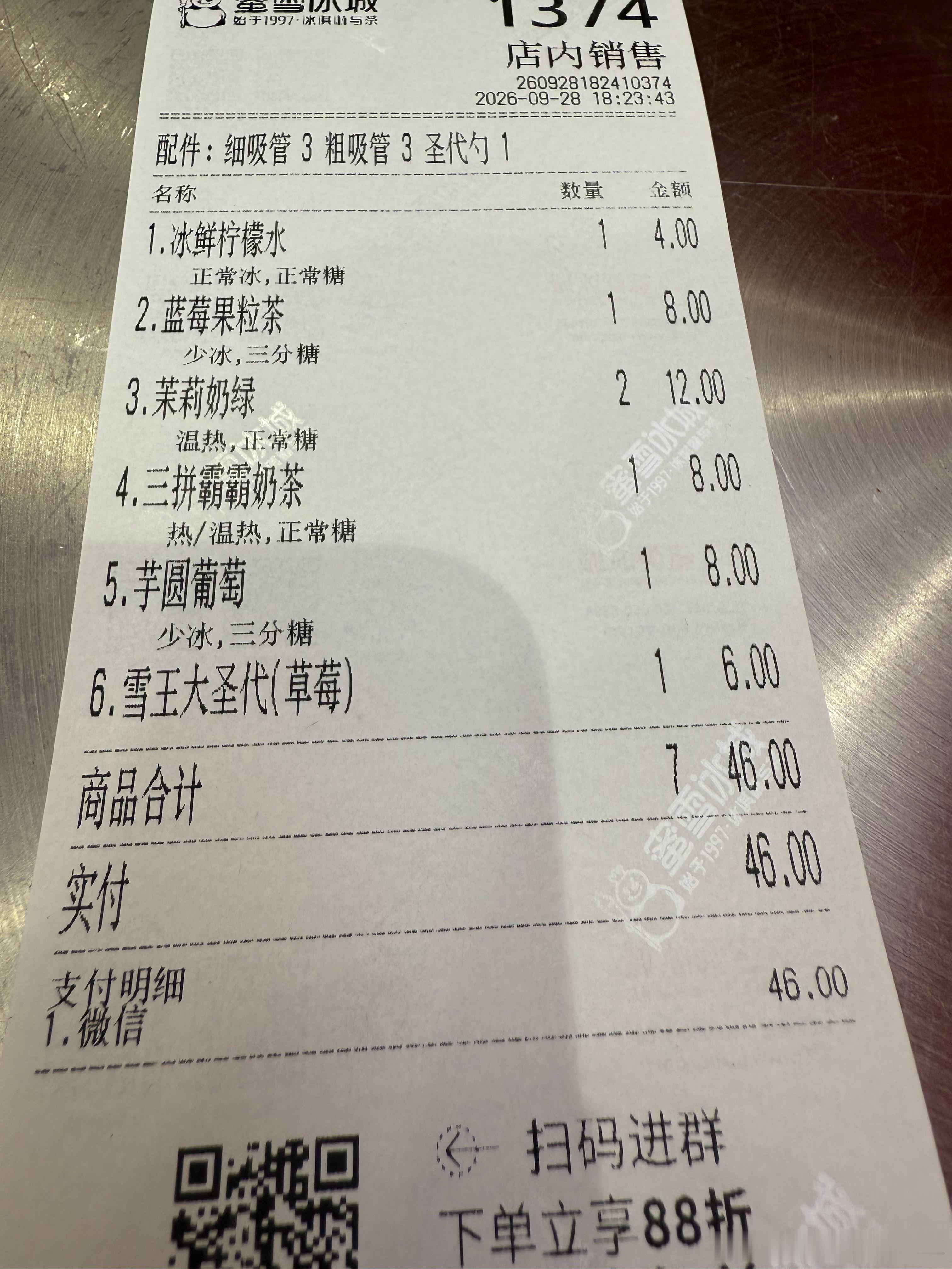 只有喝蜜雪冰城不会破产[doge] ​​​
