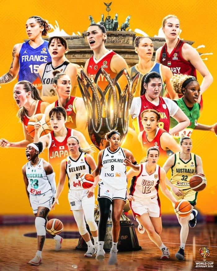 今年9月在德国开打的女篮世界杯分组抽签昨夜揭晓：中国女篮作为第二档球队被分到了D