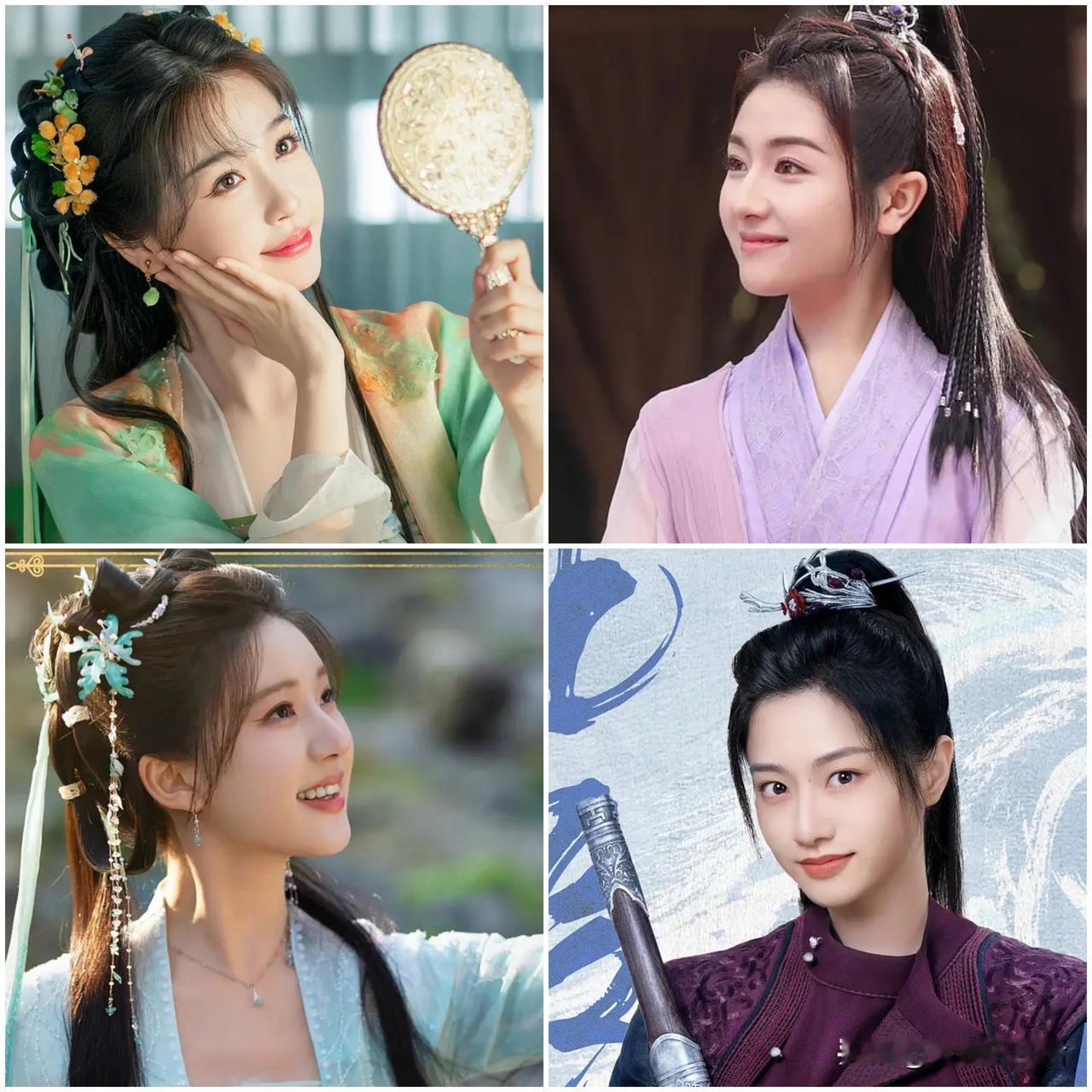 目前我比较看重的四位女演员！你能认出她们四个都是谁吗？[呲牙][呲牙][呲牙]欢