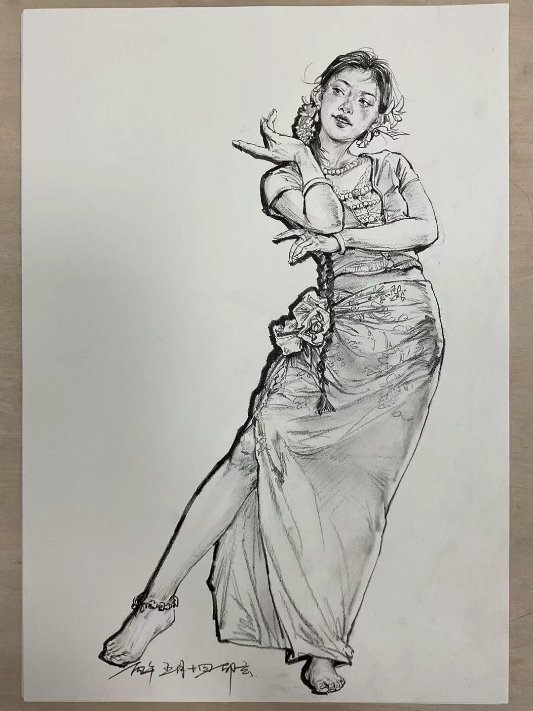 一组人物速写作品🎨/邵玄艺术达人夏日企画