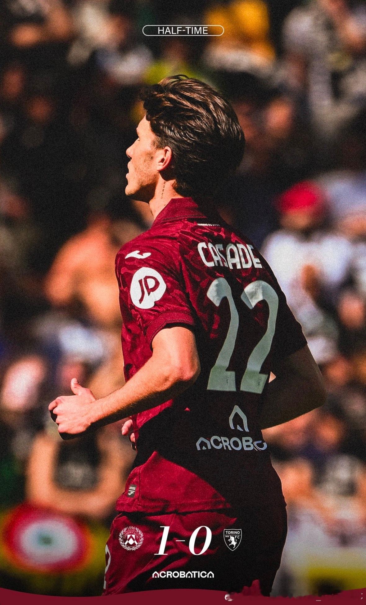半场战罢 | ⏰乌迪内斯1:0都灵牛牛下半场继续冲！！🐂Torino FC乌迪