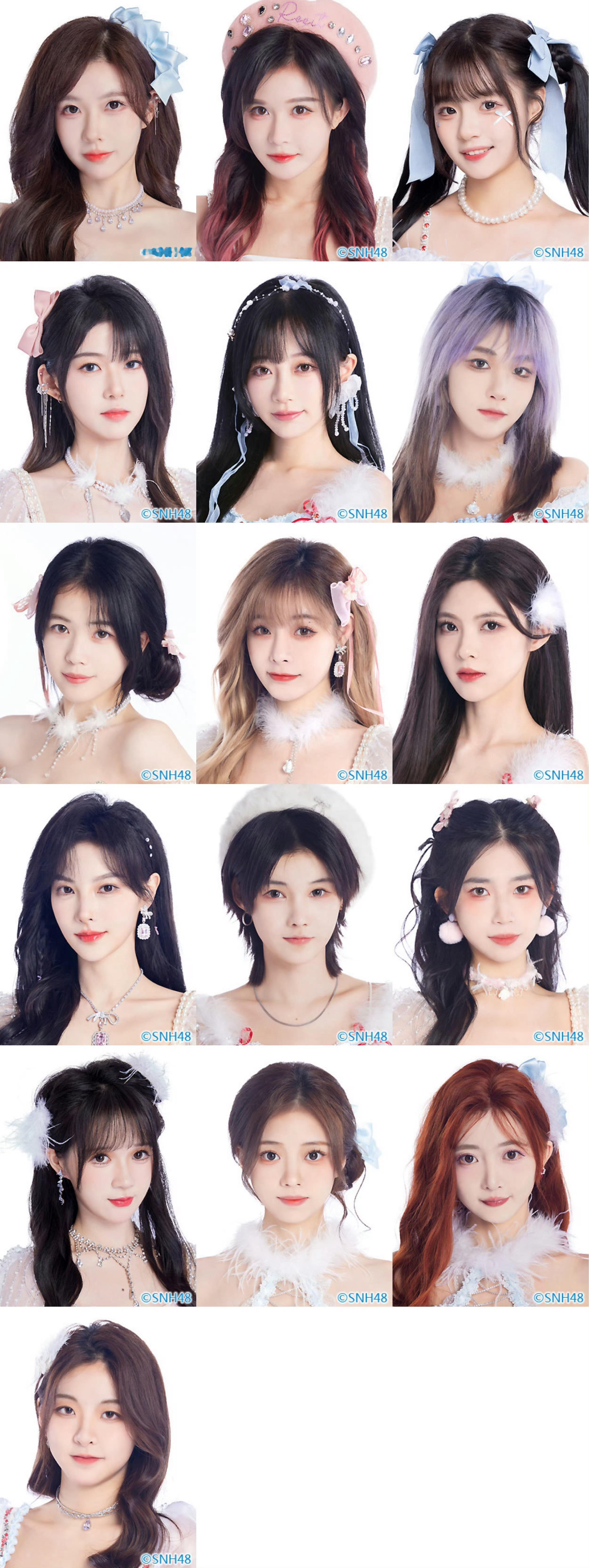 SNH48公式照更新，有没有你pick的颜？ 