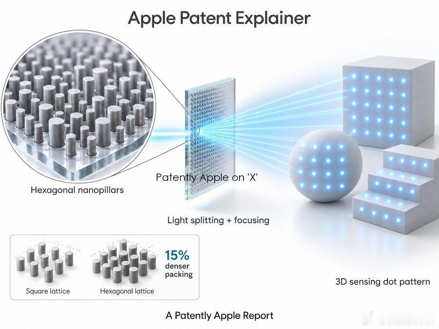 根据Apple新近公开的专利申请文件，该公司正在研发一套全新光学技术，能够提升i