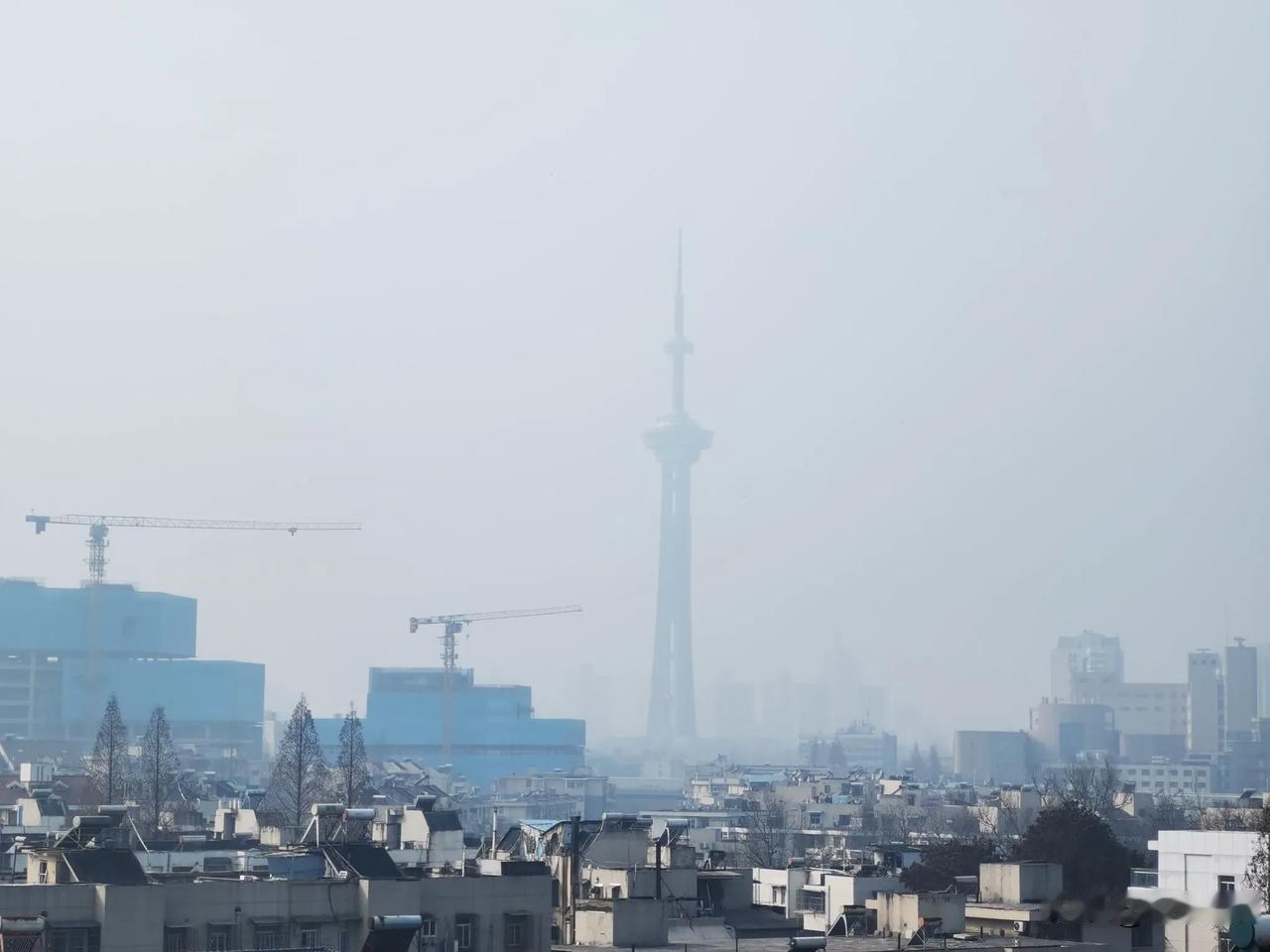 2月26日，南京大雾，这是要极速升温的表现吗？