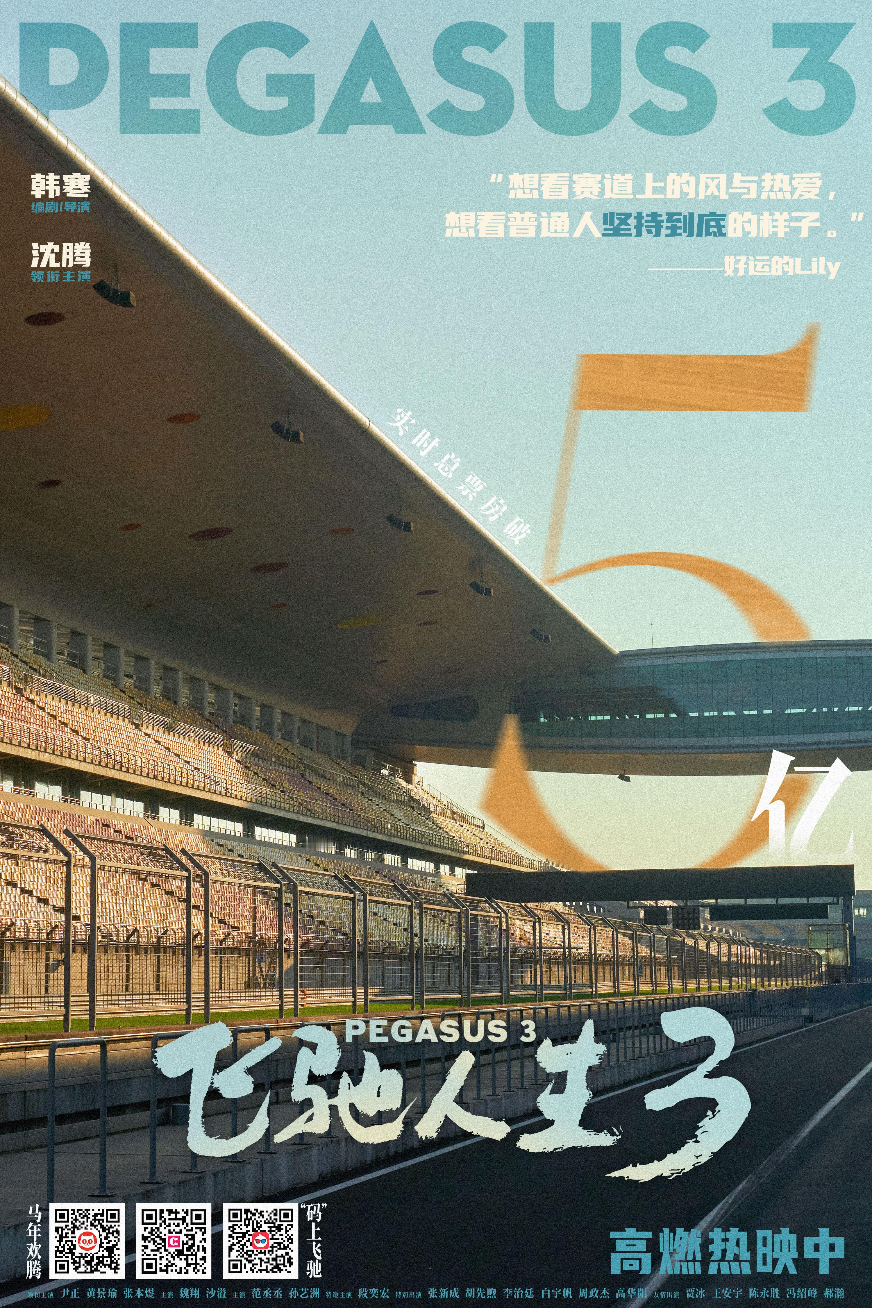 《飞驰人生》我还没看，明天去看，但是这部电影不看我就知道很好看，这就是韩寒和沈腾