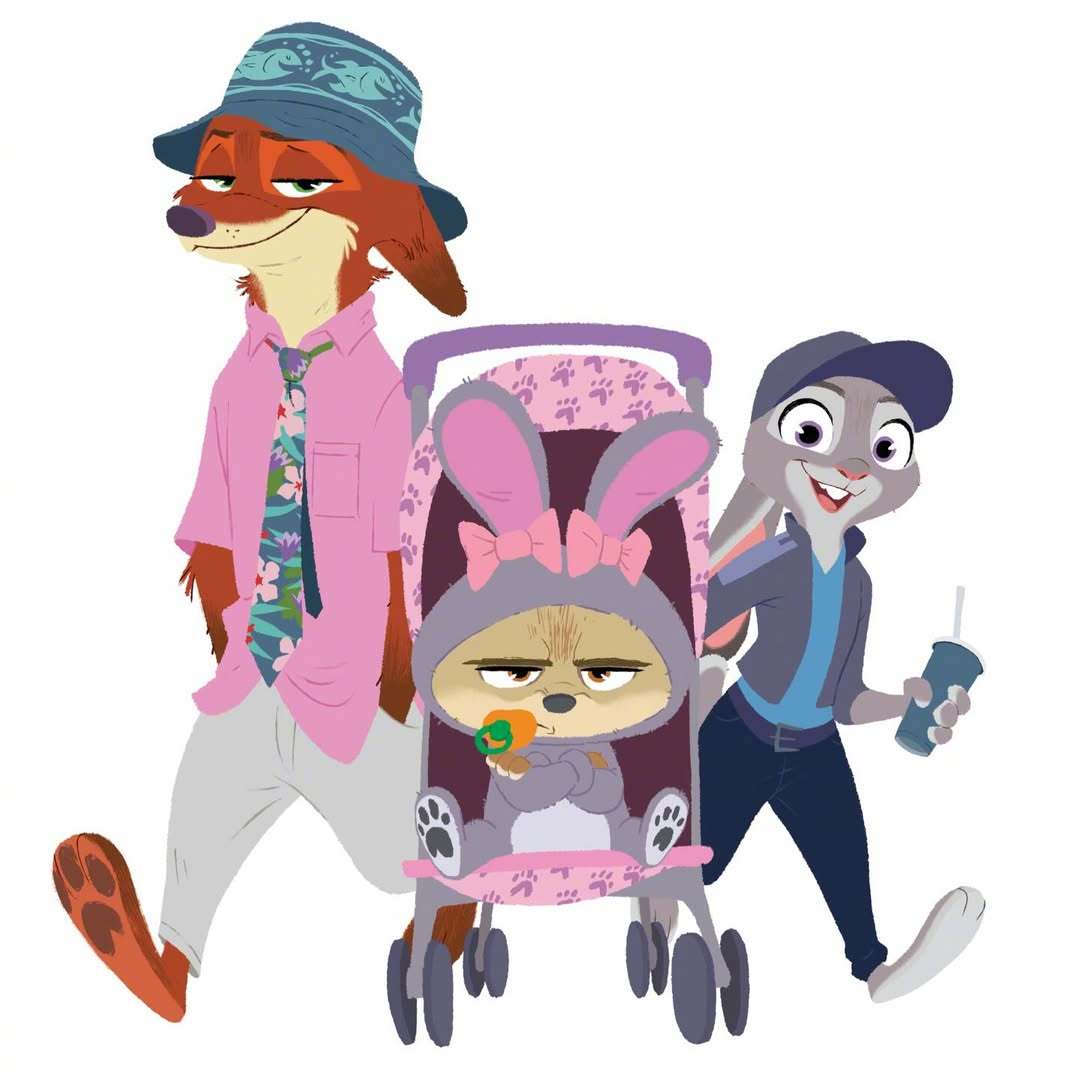 和朱迪尼克一起重返动物城 好可爱的画风~《疯狂动物城2》角色艺术家Christi