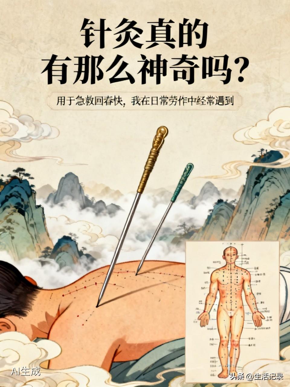 针灸真的很神奇！就像热播剧《太平年》里，国王病危，医生用金针扎“四神聪”“百会”