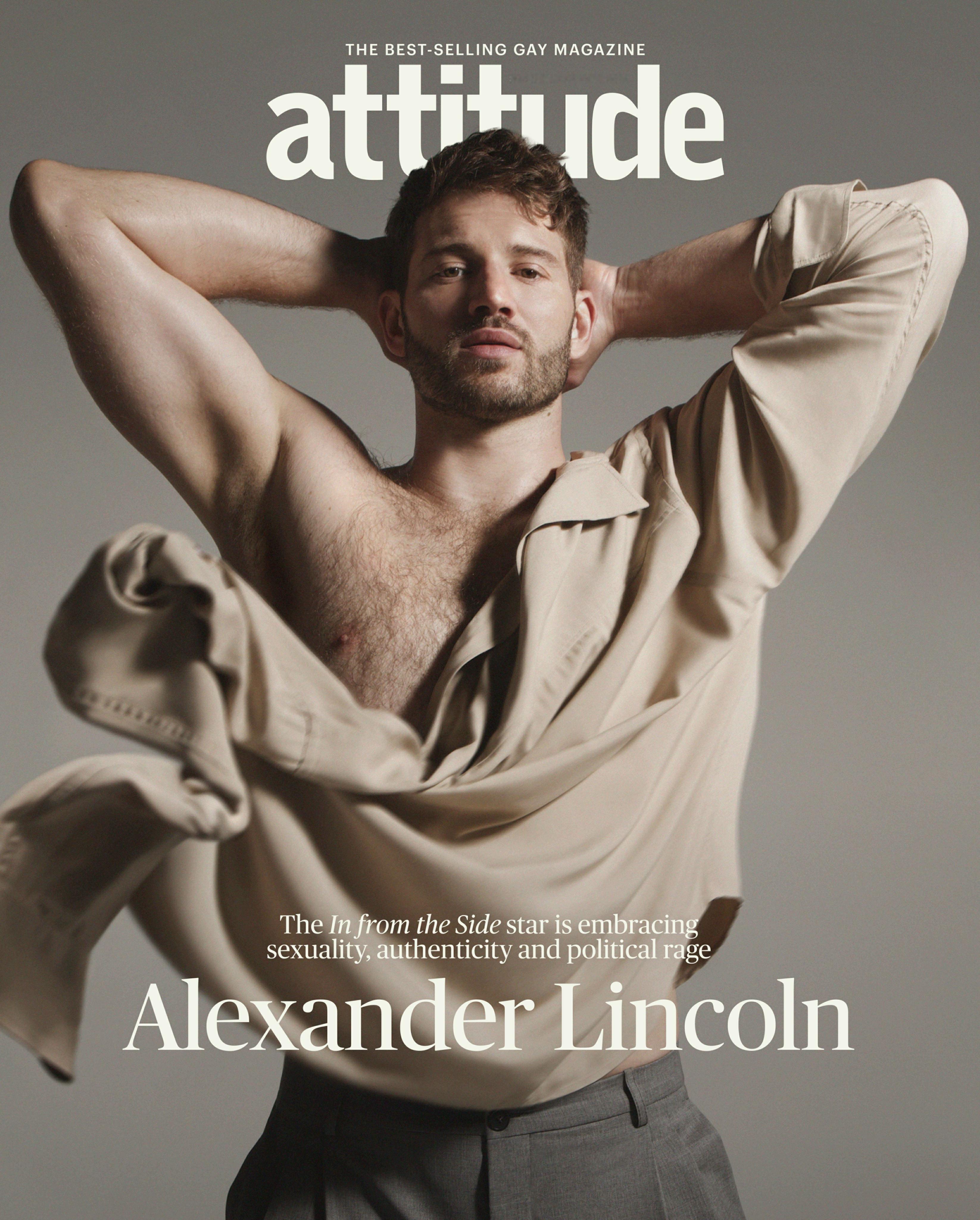 亚历山大林肯性感超型登上英国同刊《Attitude》封面及写真美图大赏！他演过多