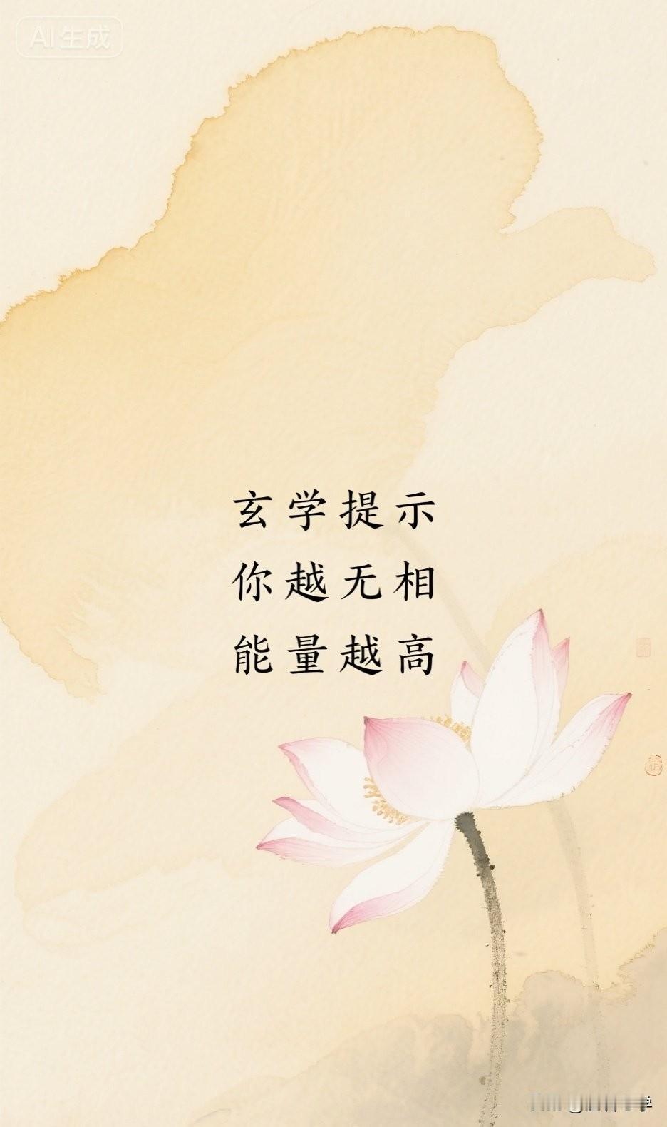 玄学提醒，你越无相，能量越高

你有没有发现，身边有些人，明明能力一般，却总能把