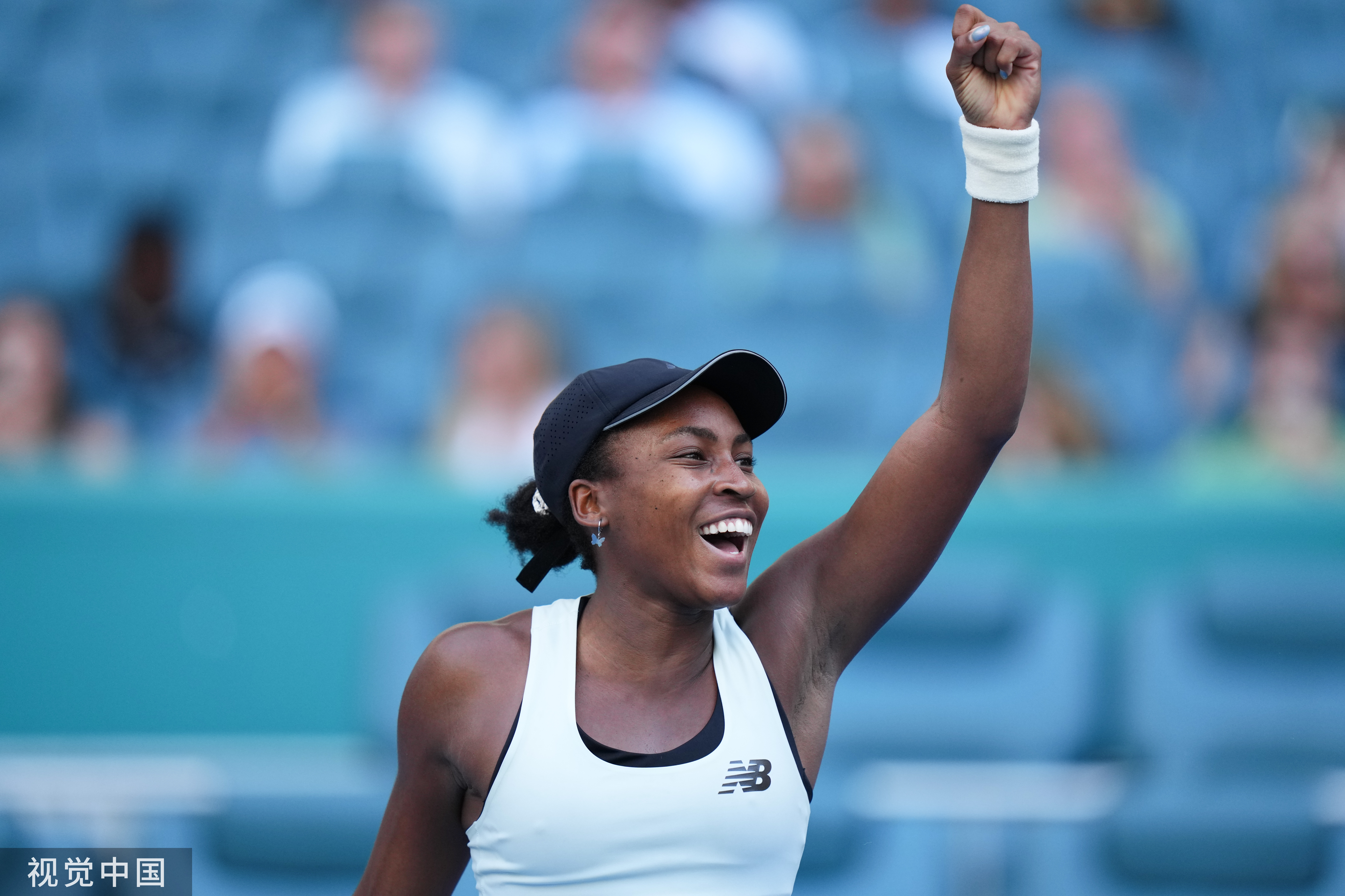 高芙解锁1000赛全八强高芙首进迈阿密赛八强迈阿密赛，高芙6-4/3-6/6-2