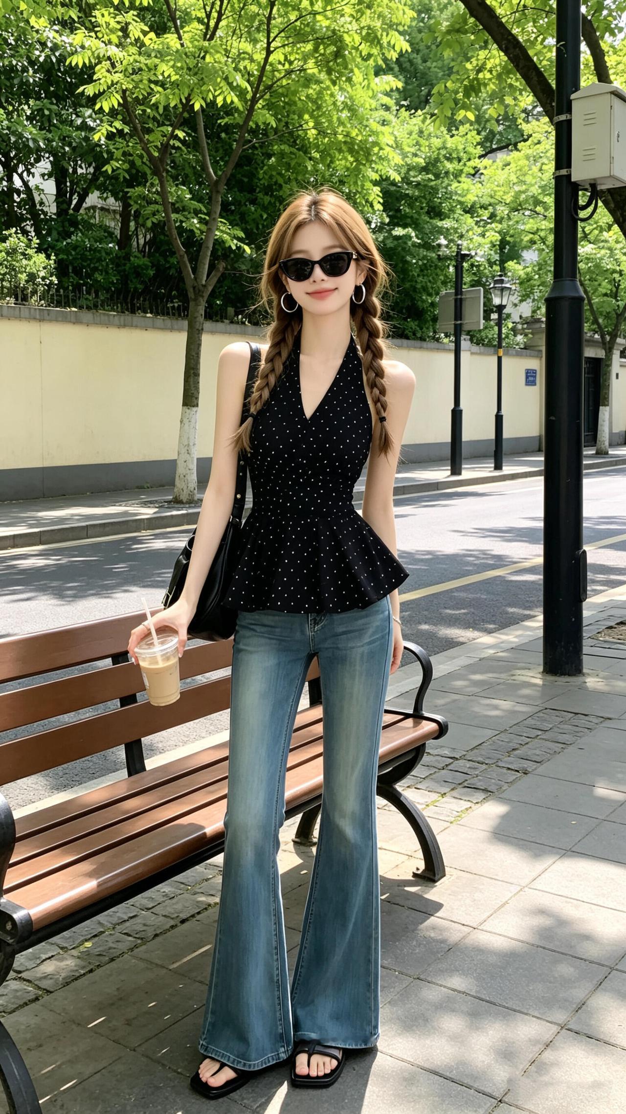 夏日街拍穿搭指南洋气街拍穿搭 元气少女穿搭