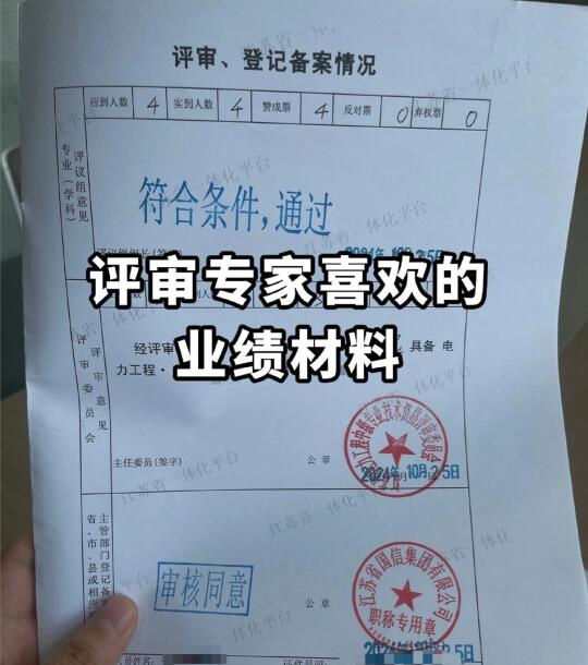 评审专家喜欢的材料