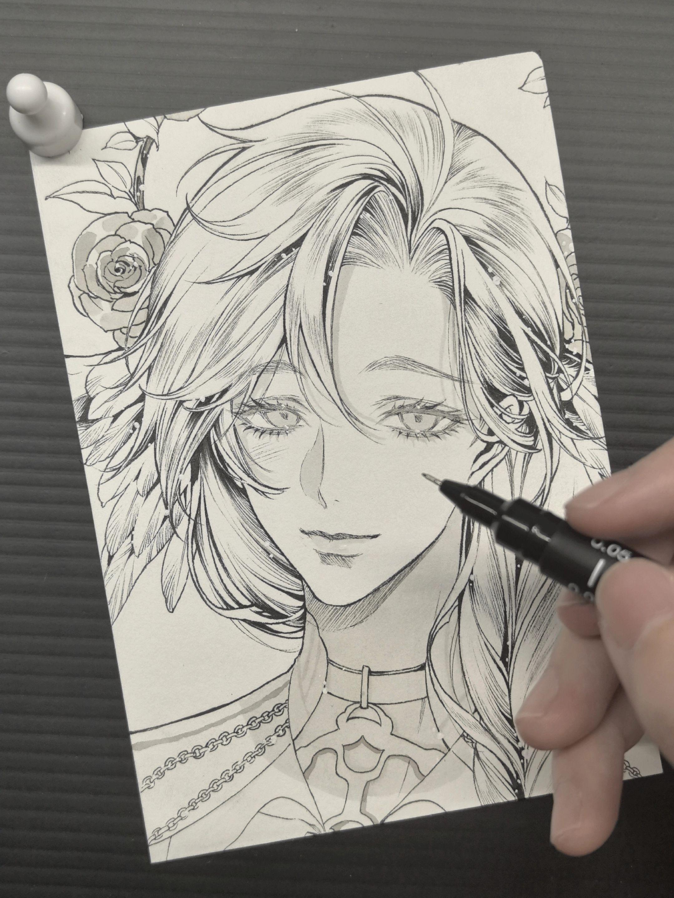 手绘 绘画 纸绘 画画