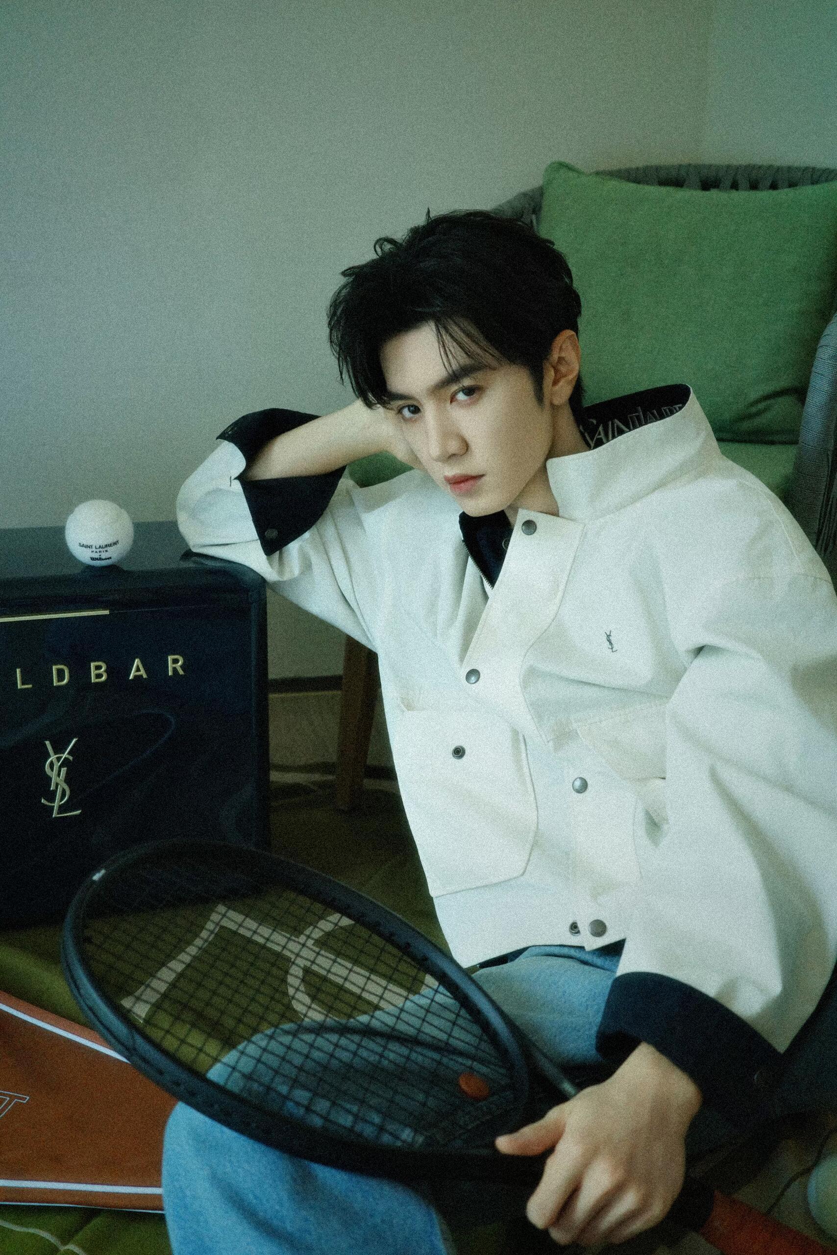 YSL型男上线！陈哲远一组全新营业大片，品牌形象大使身着Saint Lauren