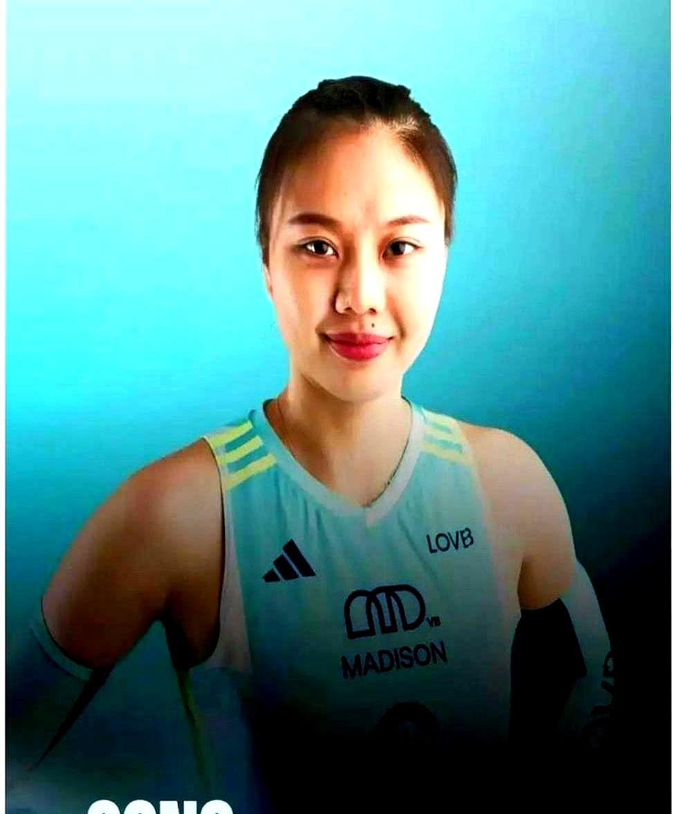 中国女排队长留洋，带垫底队掀翻6连胜豪强。
3月7号客场对阵亚特兰大，Madi