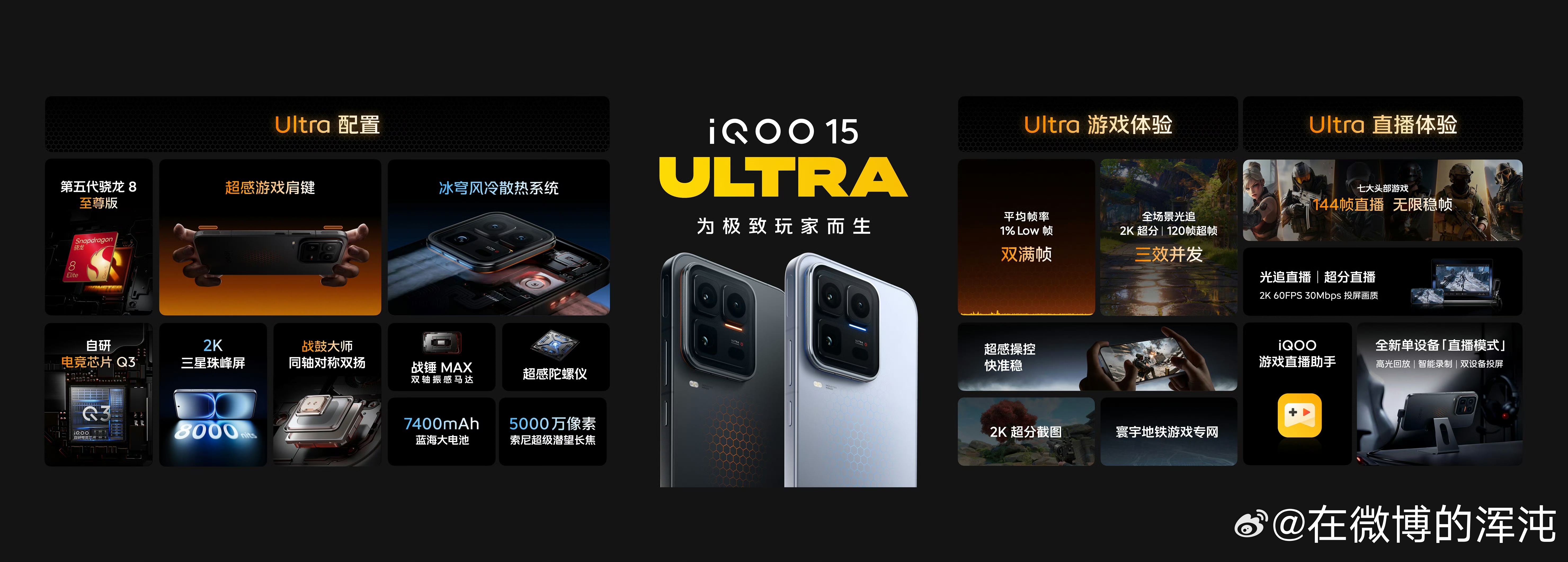 iQOO15 Ultra新品发布 iQOO15 Ultra首销优惠价5499元起