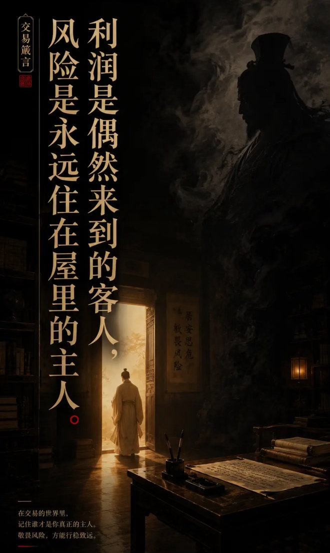 利润是偶然来到的客人，风险是永远住在屋里的主人 