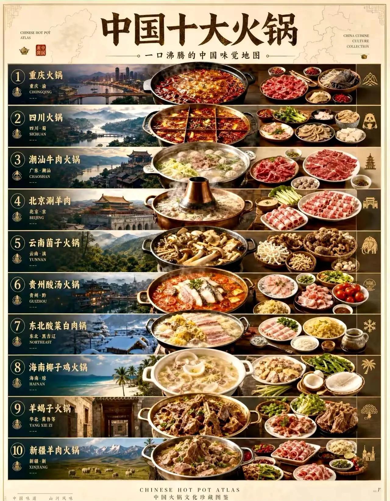 全国十大火锅战力排行榜，哪款是你的最爱？