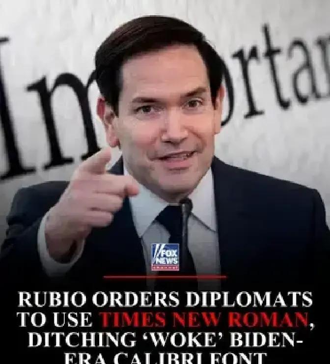 果不其然。
美国外交圈最近最热的不是谈判，而是排版。一纸命令下去：从2025年1