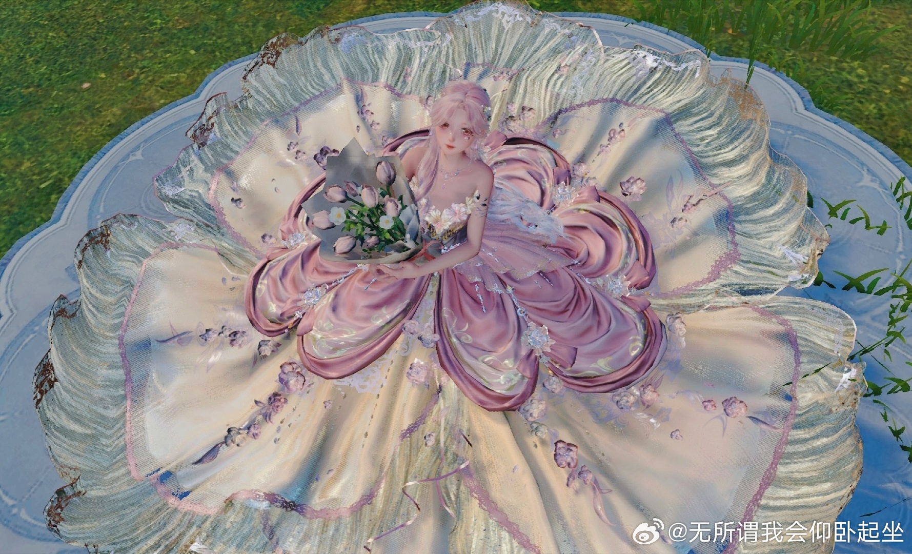 这条大裙子焕新简直美爆了都去抽好吗可惜我的移动端画质拍不出来😇😇 