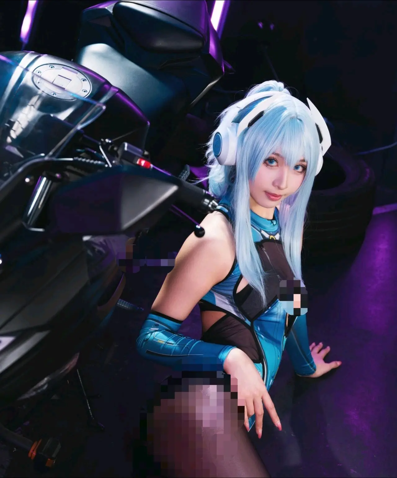 cosplay 这腿又长又白又细 一种很新的cosplay 绝美cos...