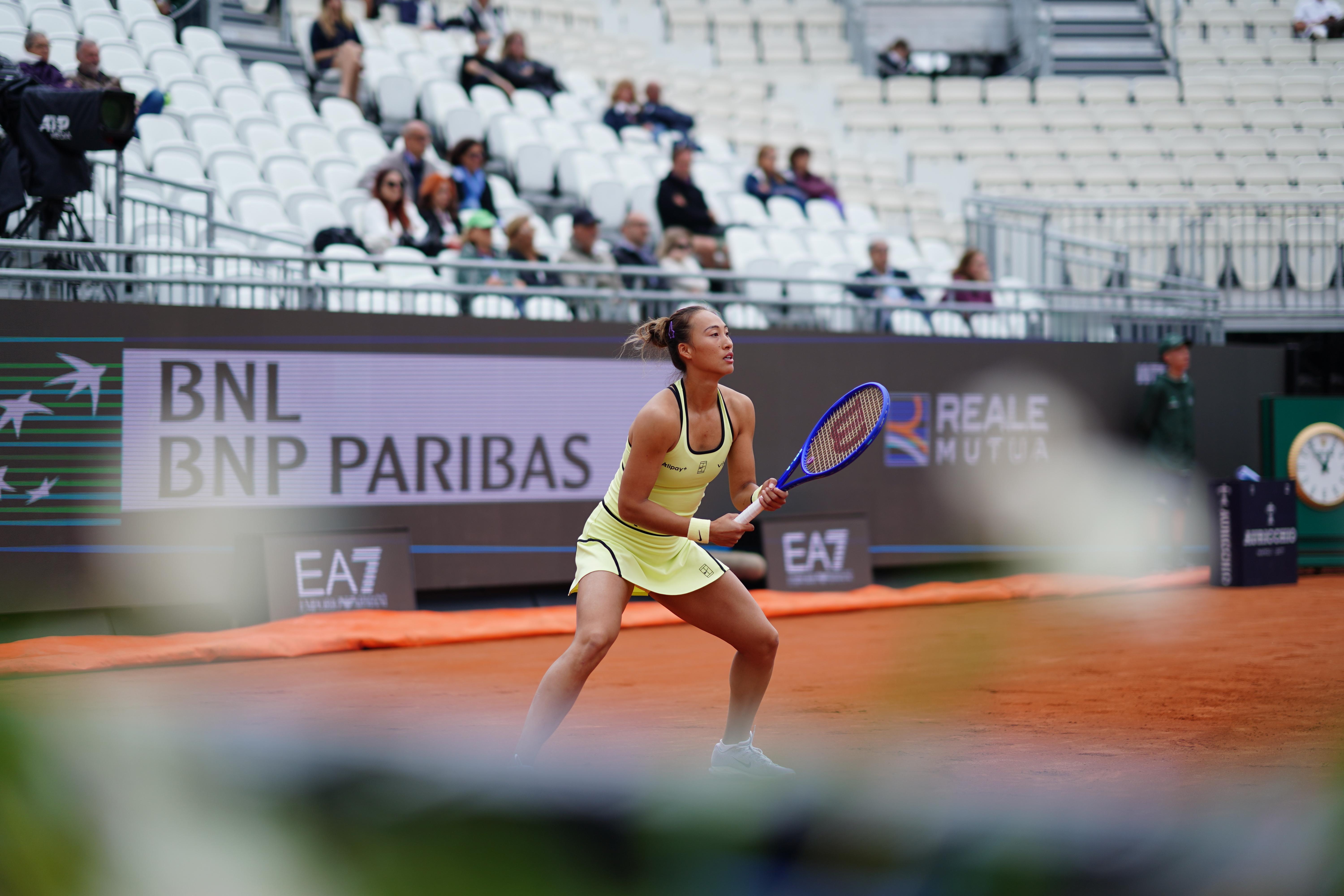 郑钦文7日17点出战❗️Supertennis球场第一场！交手记录：郑钦文0-0