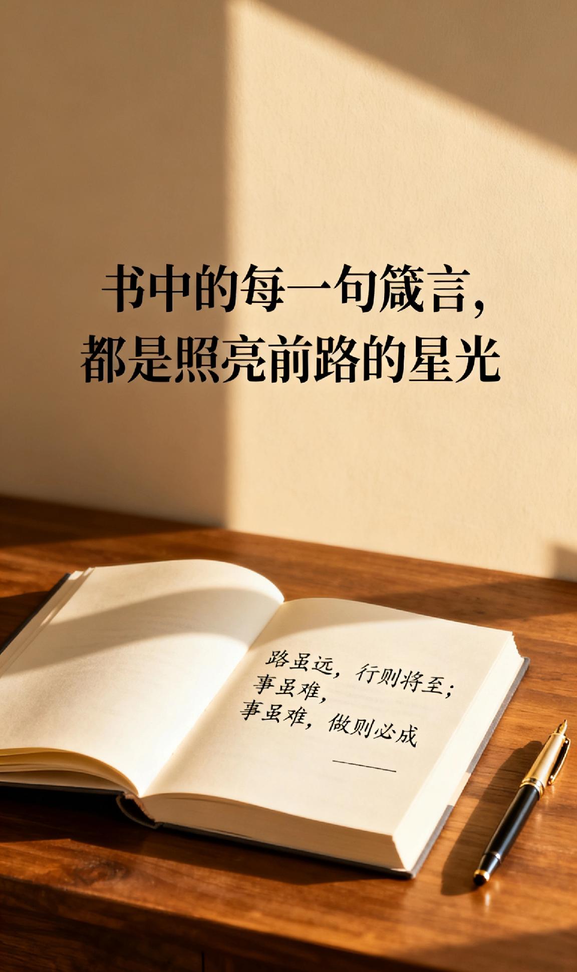 分享阅读金句路虽远，行则将至；事虽难，做则必成。书中的每一句箴言，都是照亮前路的