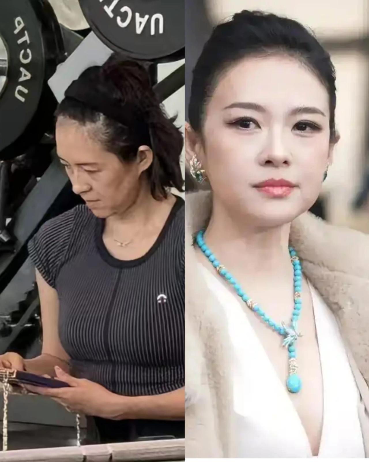 章子怡，引发热议！

47岁的章子怡带着两个孩子在河北阿那亚过暑假，有人在健身房