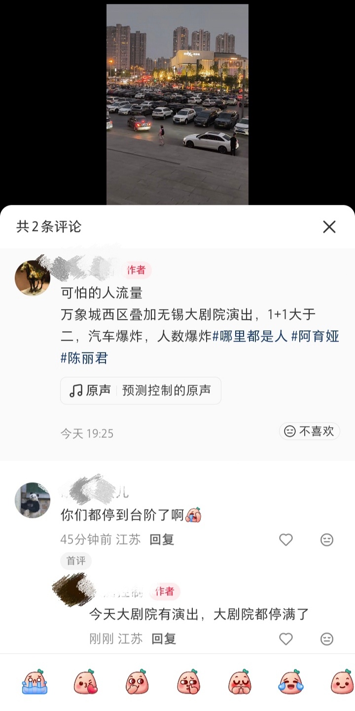 那是因为陈丽君的兵来了，场内场外都热闹 