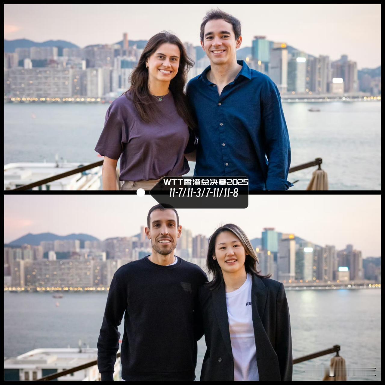 【混双终于打破3-0的魔咒了！巴西组合四局击败西班牙组合！】

2025WTT香