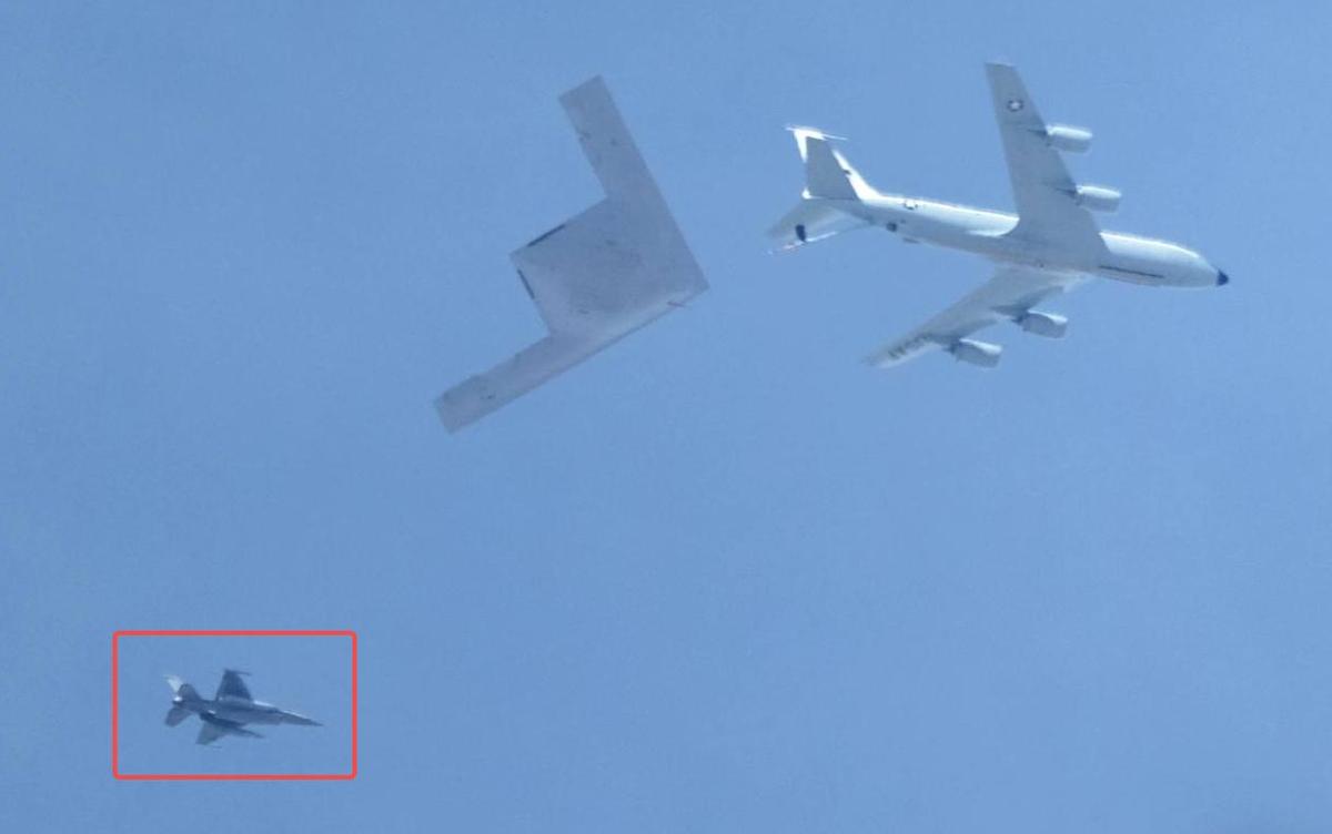 笑不活了！美军花千亿打造的“21世纪隐形王者”B-21，刚在沙漠完成5小时“空中