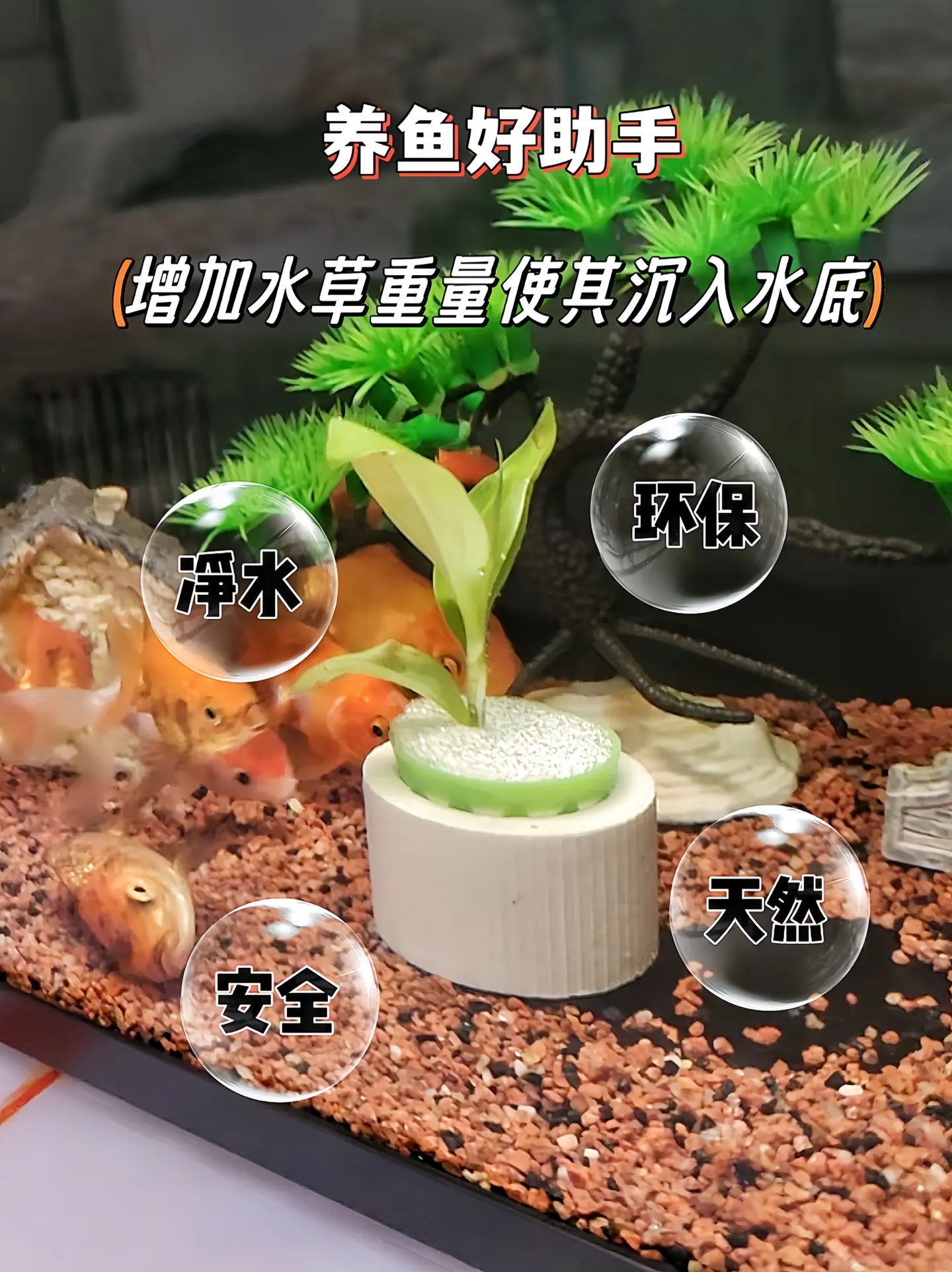有了它，以后给鱼缸造景也太方便了