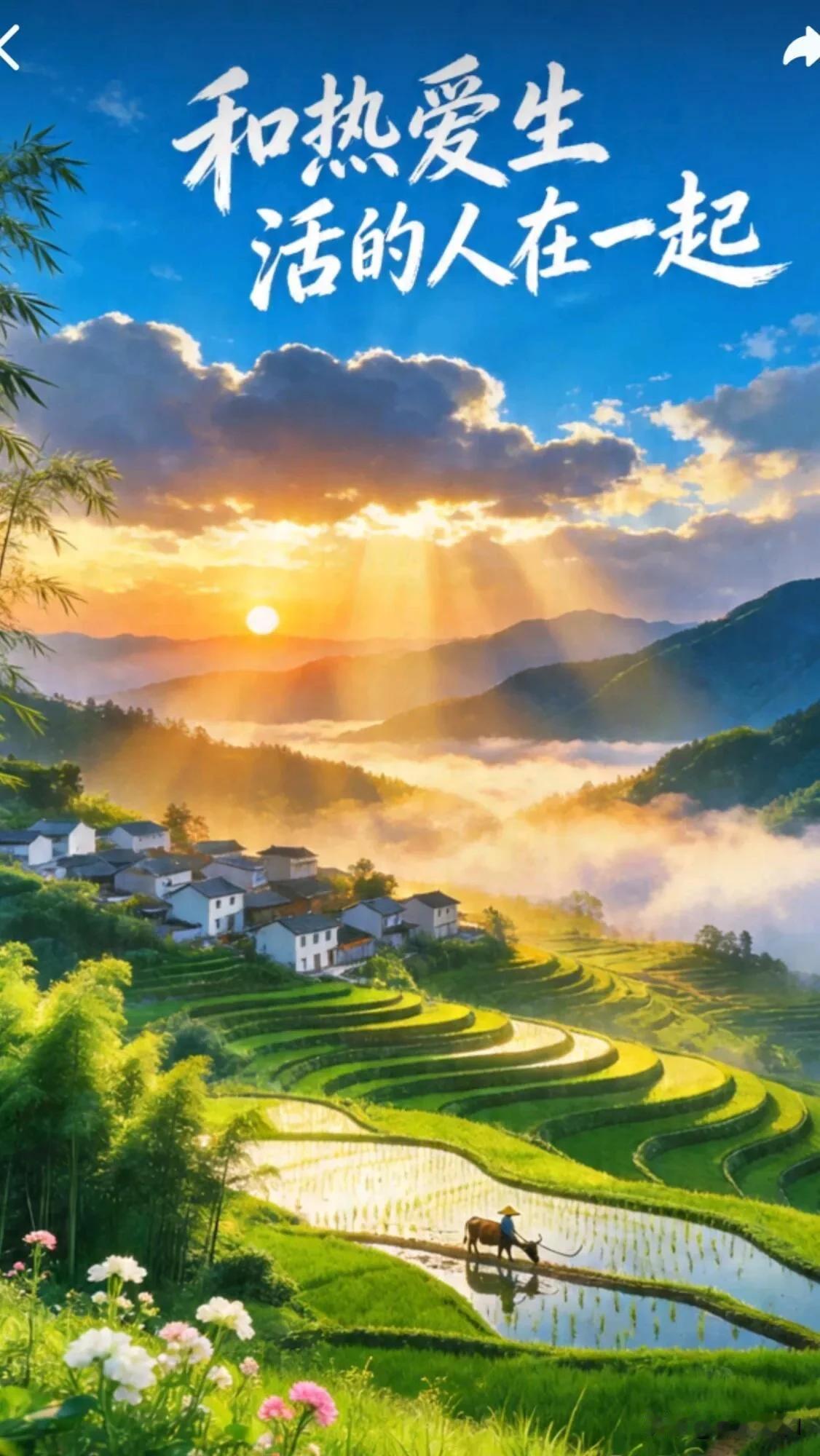 早安，怀揣热爱，奔赴今日所有美好