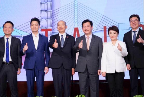 没想到啊，台中市长卢秀燕竟然当着立法院长韩国瑜、台北市长蒋万安，以及新北、桃园地