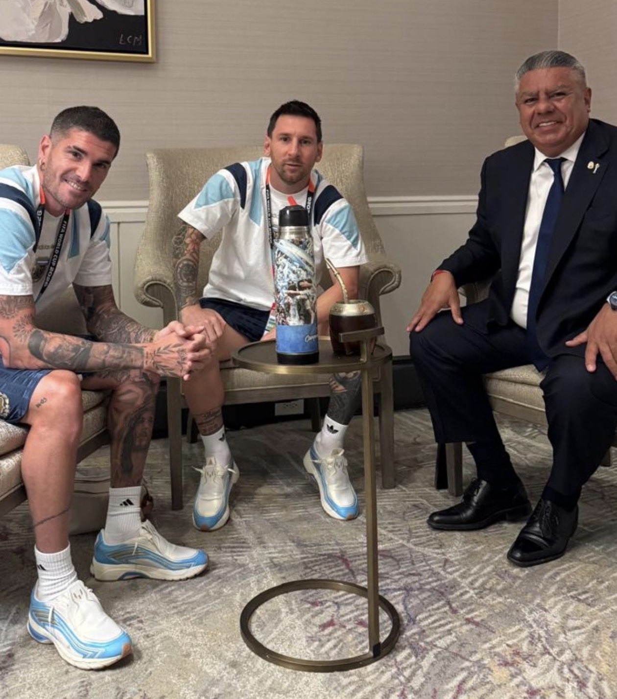 赛前老传统了🇦🇷阿根廷vs埃及世界杯