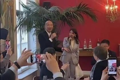5月17日，韩国瑜窜访欧洲结束，回到台湾，在接受采访时他高调宣称，此行收获满满、