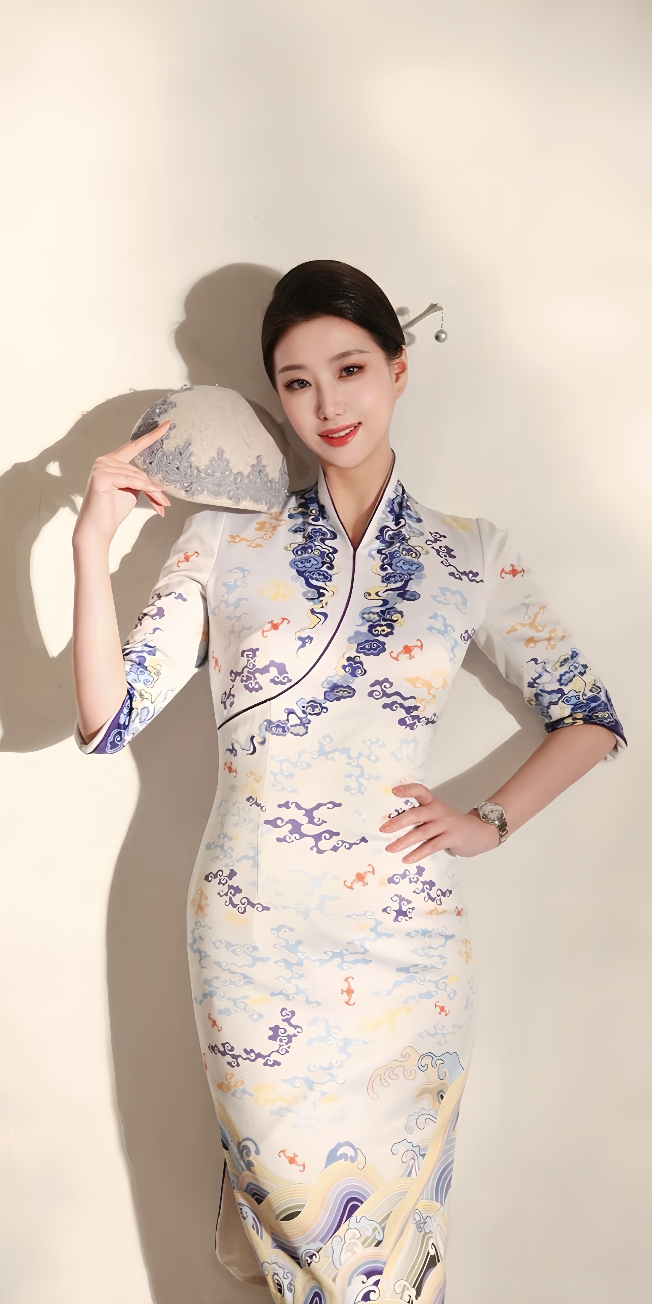 海航空姐的制服照太美了。 ​​​